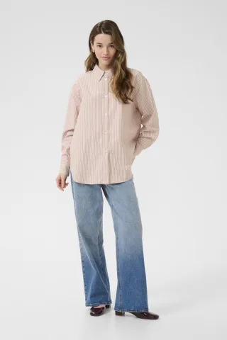 Langarm - Hemd KAvictoria Loose fit pink