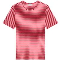 Marc O'Polo DENIM Kurzarmshirt Slim-Fit T-Shirt mit Streifen - Regular Fit