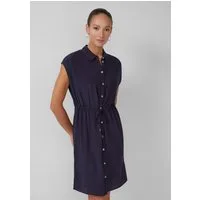 s.Oliver Midikleid Kleid Ärmelloses Blusenkleid aus Viskose