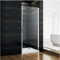 SONNI Dusch-Drehtür 70cm-90cm, Dusche Nischentür, mit Verstellbereich, Duschkabine, Höhe 185 cm Duschabtrennung, Duschtür, Nano Glas