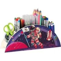 Wagoma Organizer Stiftehalter Kinder [5 Fächer] Robust aus Holz