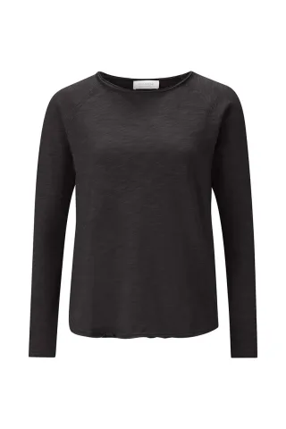 Rich & Royal - Organic Heavy Jersey Longsleeve chocolate torte - Gr. - XS