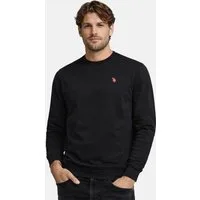 U.S. Polo Assn. Sweatshirt USRexx Herren Pullover mit Rundhalsausschnitt aus Baumwolle Klassisches Sweatshirt mit Rippbündchen und Logostickerei