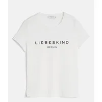 Liebeskind Berlin Kurzarmshirt T-Shirt T-Shirt mit Label-Print
