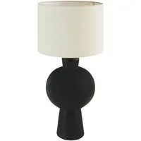 Atmosphera Créateur d'intérieur Tischleuchte Tischlampe mit Keramikfuß YULIA, H. 59 cm, Leuchte mit Dekofunktion, ohne Leuchtmittel