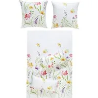 REDBEST Bettwäsche Bettwäsche, Mako-Satin, Satin Blumen