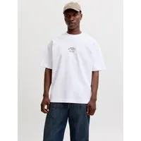 Jack & Jones T-Shirt JJEBARRON STUDIO TEE SS O-NECK SN Baumwollmischung, loose fit