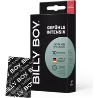 Billy Boy Einhand-Kondome BILLY BOY VIEL GEFÜHLSINTENSIV 10ER Single, 10 St., Single Paket, Gefühlsintesiv