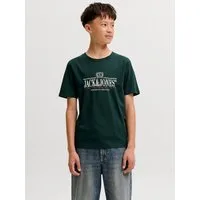 Jack & Jones Junior Rundhalsshirt JORFREDERIKSBERG GRAPHIC BOX TEE SS JNR Baumwolle, regular fit