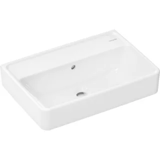 hansgrohe Xanuia Q Waschtisch 60210450 550x370mm, ohne Hahnloch, mit Überlauf, weiß