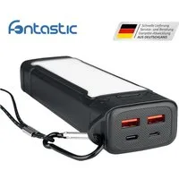 fontastic Power Bank Atria20 Powerbank, LED Leuchte