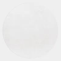 Teppium Teppich Unicolor - Einfarbig, Rund, Höhe: 20 mm, Runder Teppich Wohnzimmer Einfarbig Shaggy Flauschiger Felloptik
