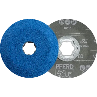 PFERD TOOLS COMBICLICK Fiberscheibe VICTOGRAIN-COOL für Stahl und Edelstahl - 64110080