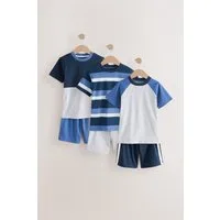 Next Pyjama Kurze Schlafanzüge, 3er-Pack (6 tlg)