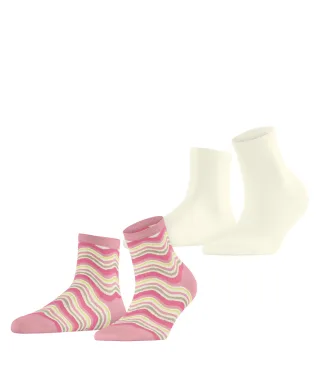 ESPRIT socks & tights - Esprit Watercolor 2-Pack Damen sortiment - Gr. - 40.5