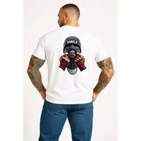 Banco T-Shirt Herren mit Smile Motiv - Streetwear Rundhals Kurzarm Sommer Hochwertiger Print, auffälliges Motiv für individuelle Looks