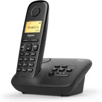 Gigaset A 270 A schwarz Schnurloses DECT-Telefon (Mobilteile: 1, Freisprechen am Mobilteil)