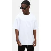 OSSY HOMER T-Shirt Basic Oversized T-Shirt mit Rundhals-Ausschnitt (1-tlg) aus Baumwolle, mit Rundhalsausschnitt