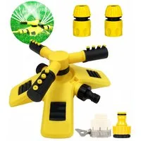 FOUORTUNATE-BEE Gartenspritze 360° Rasensprenger, Gartensprenger für Kinder und Bewässerung, Wasserspielzeug für Garten, Rasen, Pool und Sommertage