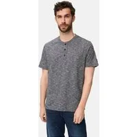 camel active T-Shirt mit Knopfleiste Kurzarm