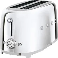 Smeg Toaster TSF02SSEU, 2 lange Schlitze, für 2 Scheiben, 1500 W