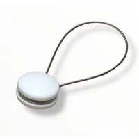 nodeko Magnethalter für Gardinen Raffhalter mit Magnet Ø 28 mm, mit Drahtschlaufe, Vorhänge und Gardinen, Gardinenmagnet