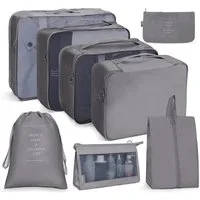 Diwzbyn Kofferorganizer 8 Teilige Packing Cubes Kleidertaschen Koffer Organizer (8-tlg)