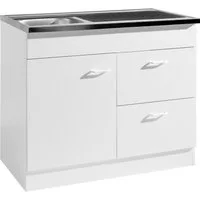 KOCHSTATION Spülenschrank KS-Elster Breite 100 cm
