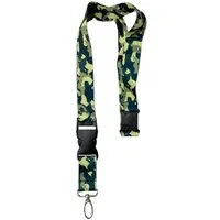 BASI Schlüsselanhänger Schlüsselband Camouflage grün (1-tlg)