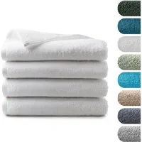 BARBONS Badetücher Duschtücher Set, Handtücher 4-tlg 70x140cm Badetuch, Handtuch, (4-St), Walkfrottee, 100% Baumwolle, saugstark, weich