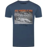 riverso T-Shirt Herren Fotoprintshirt RIVCharly Regular Fit (1-tlg) Kurzarm Tee Shirt mit Rundhalsausschnitt aus 100% Baumwolle