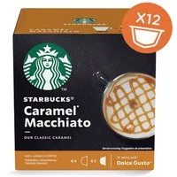 Starbucks Kaffee, Starbucks Dolce Gusto Caramel Macchiato Arabica Kaffee 12 Kapseln