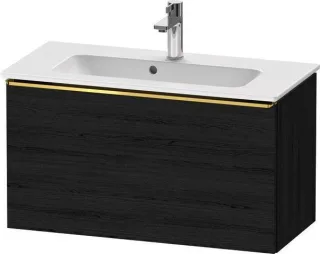 Duravit D-Neo Waschtischunterbau wandhängend Eiche Schwarz Matt 810x372x440 mm - DE4269034160000 DE4269034160000