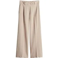 someday Stoffhose natur,Casual,Polyester,Unifarben,Wide Leg,Hoch