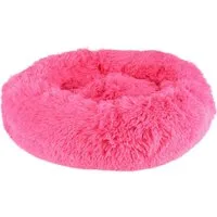 Flamingo Tierbett Hundebett Krems rund pink