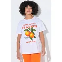 Angel of Style T-Shirt T-Shirt Boxy Passform Pfirsich-Motiv