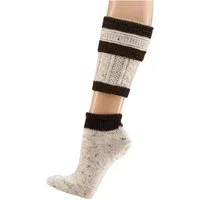 Wowerat Trachtensocken 1 Paar Loferl, 2teilig = Socken + Wadenwärmer, Socks + Legwarmers