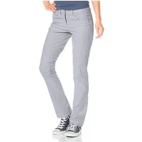 YESET Röhrenhose Damen Röhrenhose Hose Chino Streifen Stretch schwarz weiss 290586