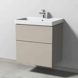 Sanipa 3way Waschtischunterbau zu Villeroy & Boch Avento Waschtisch mit 2 Auszügen, Kaschmir-Matt SP6211U