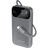 Dudao Dudao K31 10000mAh 22,5W Powerbank mit Kabel Grau Powerbank