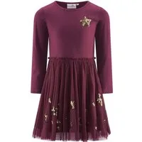 happy girls Jerseykleid Baumwollmischung, Pailletten