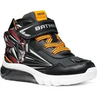 Geox J CIBERDRON BOY - Blinkschuh Sneaker Blinky Klettboots mit BATMAN-Motiv, Größenschablone zum Download