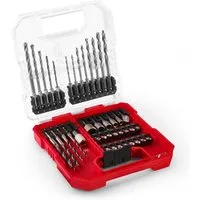 Einhell Bit-Set Einhell L-CASE 40-tlg. Bit- und Bohrer-Set (25-mm-Bits, Schnellwechsel, 40-St., L-CASE 40-tlg. Bit- und Bohrer-Set 25-mm-Bits, Schnellwechselbithalter