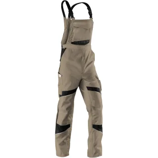KÜBLER ACTIVIQ Latzhose sandbraun/schwarz 24 - 3250 5365-2599-24