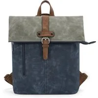 MIRROSI Rucksack Unisex auch als Crossbody Bag 2 in 1, Elegant (35x(41+10)x12cm), aus hochwertigem Kunstleder, Tagesrucksack, Daypack