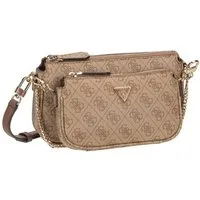 Guess Umhängetasche Noelle II Double Pouch CB 72710 Logo, Crossbody Bags klein