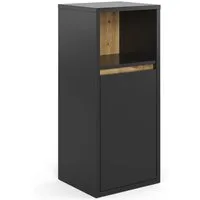 Vicco Midischrank Viola, Anthrazit/Eiche, 37.8 x 80 cm (1-St)