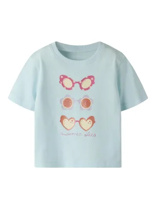 NAME IT - NMFJANEY SS NREG TOP BOX PB Delicate Blue - Gr. - 110