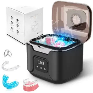 Tevorex Ultrasonic Retainer Cleaner Machine High Frequency Vibration 3 Speed Timing Ultrasonic Cleaning Device with 240M