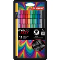 STABILO Faserstift STABILO Pen 68 ARTY Filzstift - M - 1 mm - 12er Set